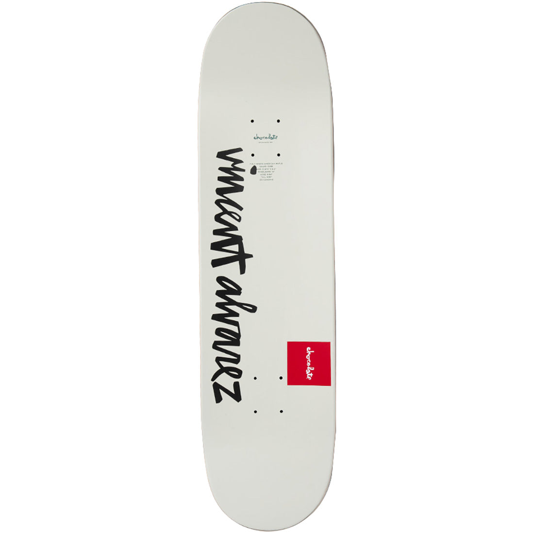 Chocolate Team Chunk Skateboard Deck - Alvarez 8.25"