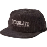 Chocolate Western Cord 5 Panel Cap - Brown