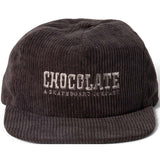 Chocolate Western Cord 5 Panel Cap - Brown