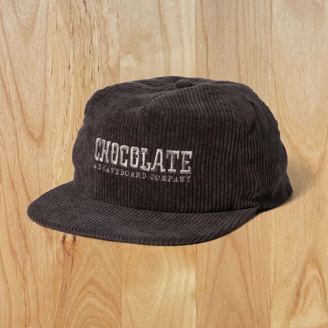Chocolate Western Cord 5 Panel Cap - Brown