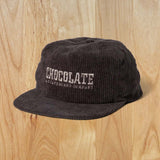 Chocolate Western Cord 5 Panel Cap - Brown