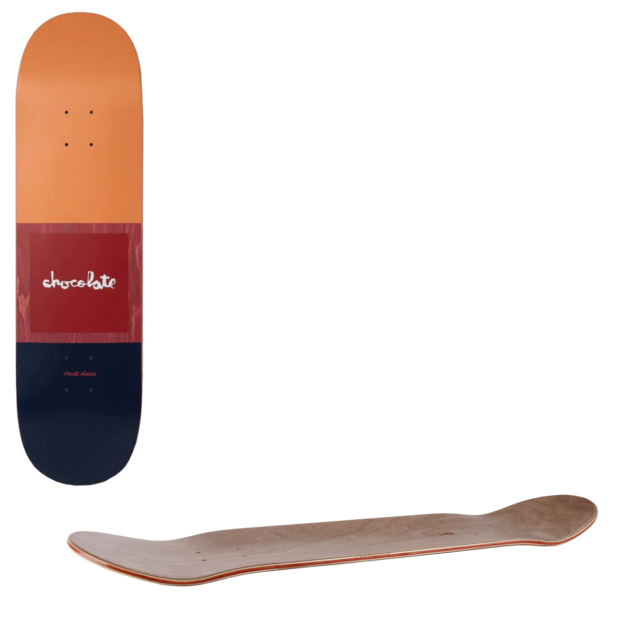 Chocolate OG Square Skateboard Deck - Alvarez 8.5"