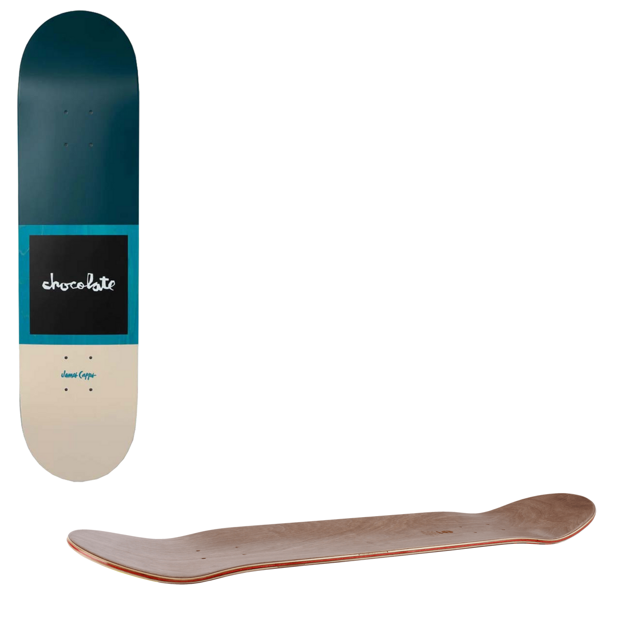 Chocolate OG Square Skateboard Deck - Capps 8.125"