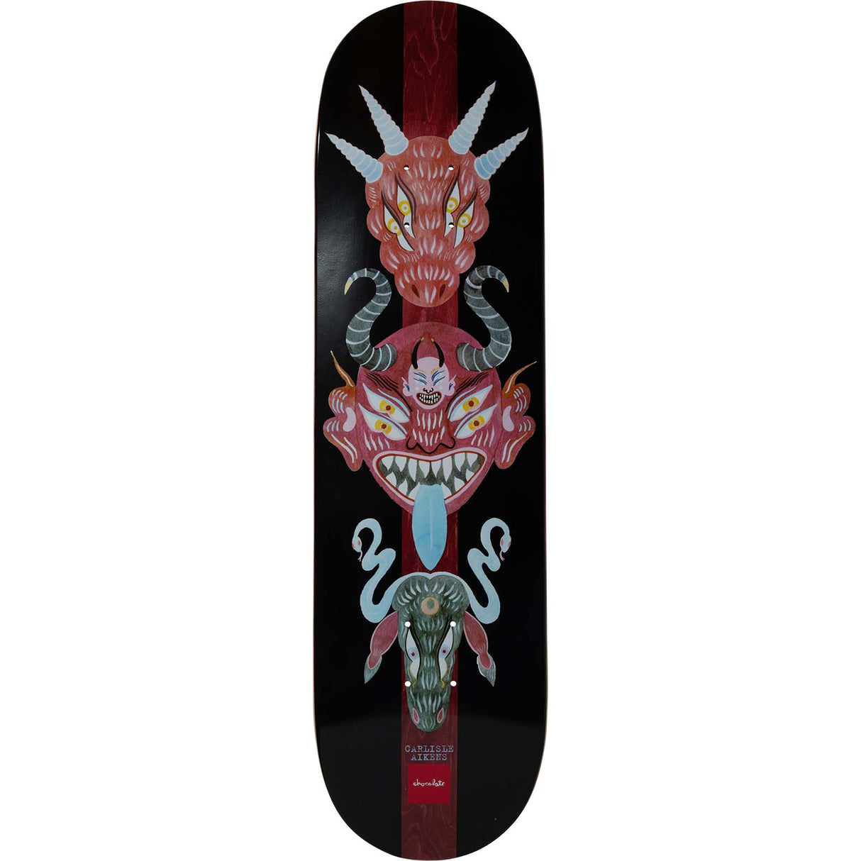 Chocolate Dog Perfume Mask Skateboard Deck - Aikens 8.5"