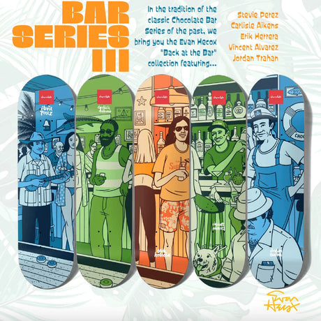 Chocolate Bar Series III Skateboard Deck - Aikens 8.5"