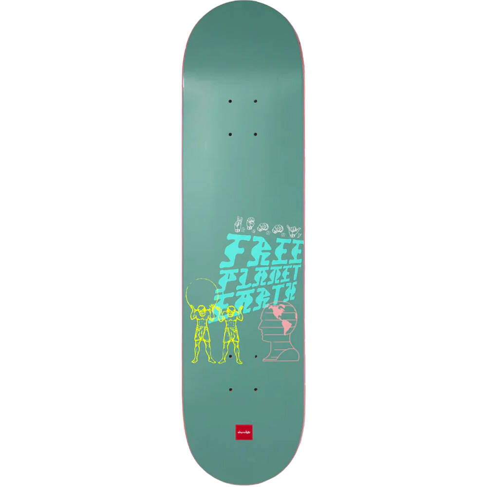 Chocolate Free Planet Earth Skateboard Deck - Anderson 8"