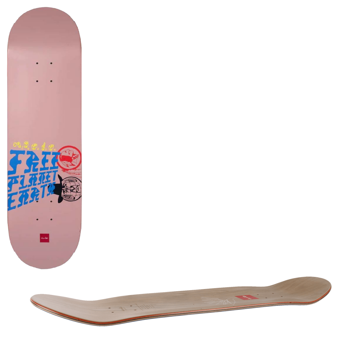 Chocolate Free Planet Earth Skateboard Deck - Fernandez 8.125"