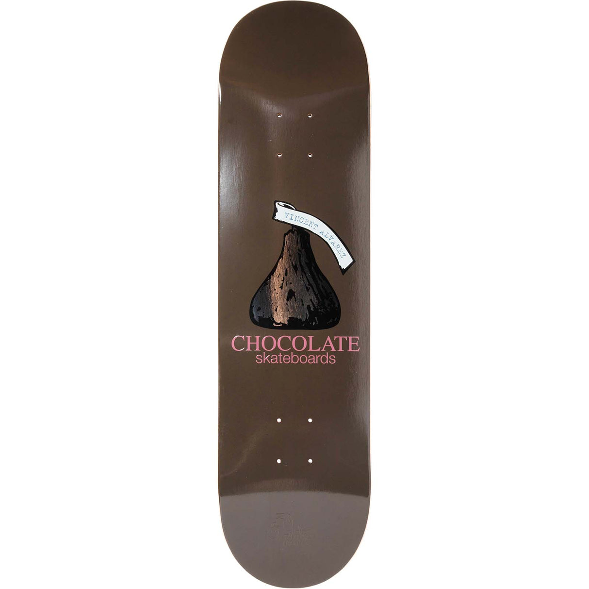 Chocolate Kiss Skateboard Deck - Alvarez 8.25"