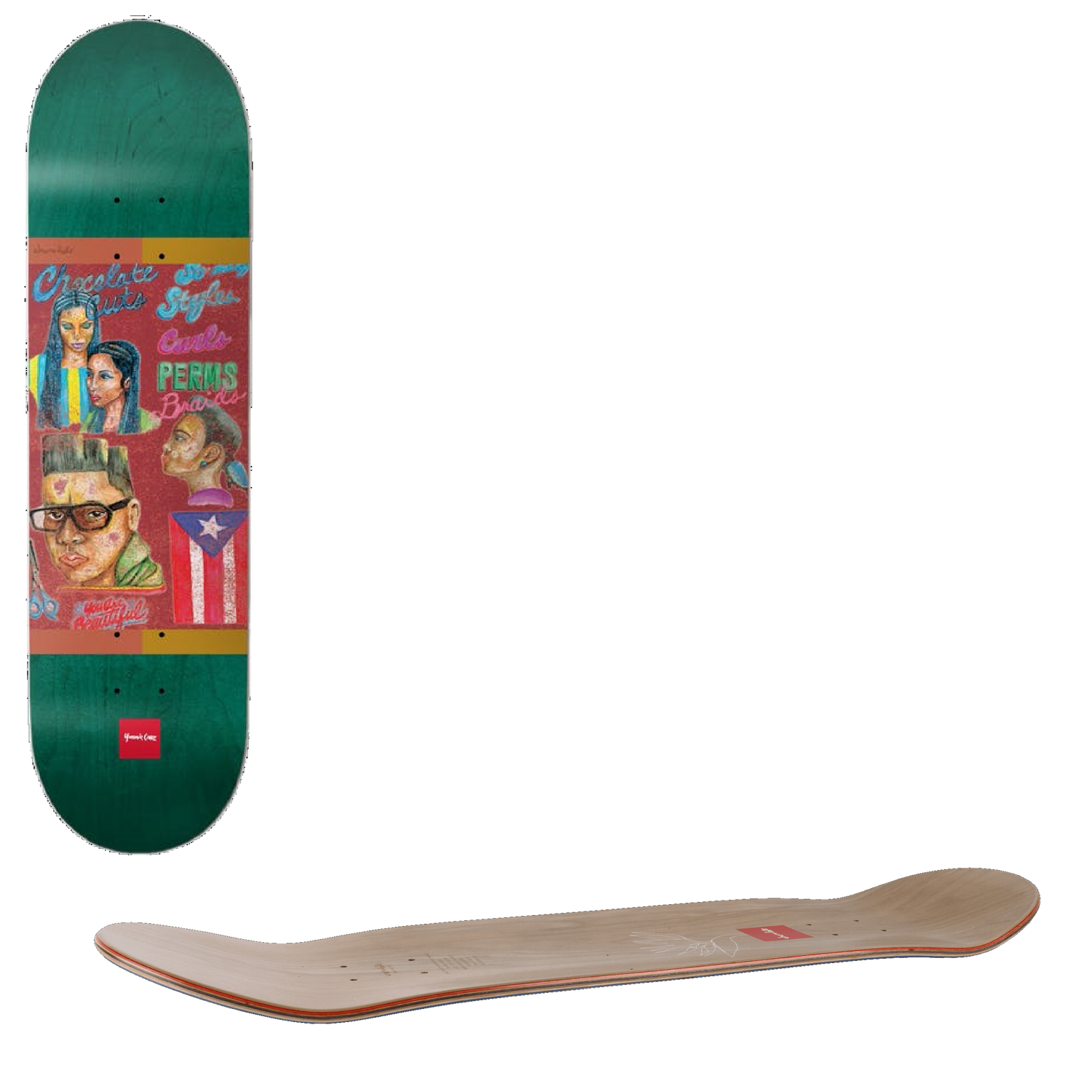 Chocolate Cuts Skateboard Deck - Cruz 8''