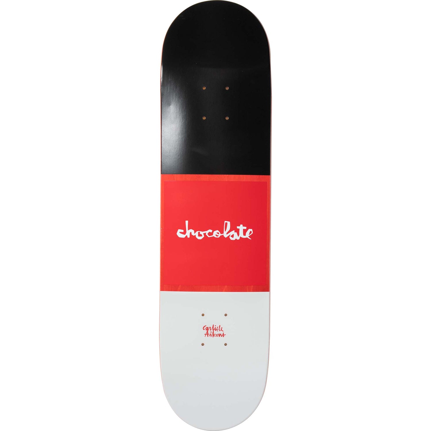 Chocolate Red Square Skateboard Deck - Aikens 8"