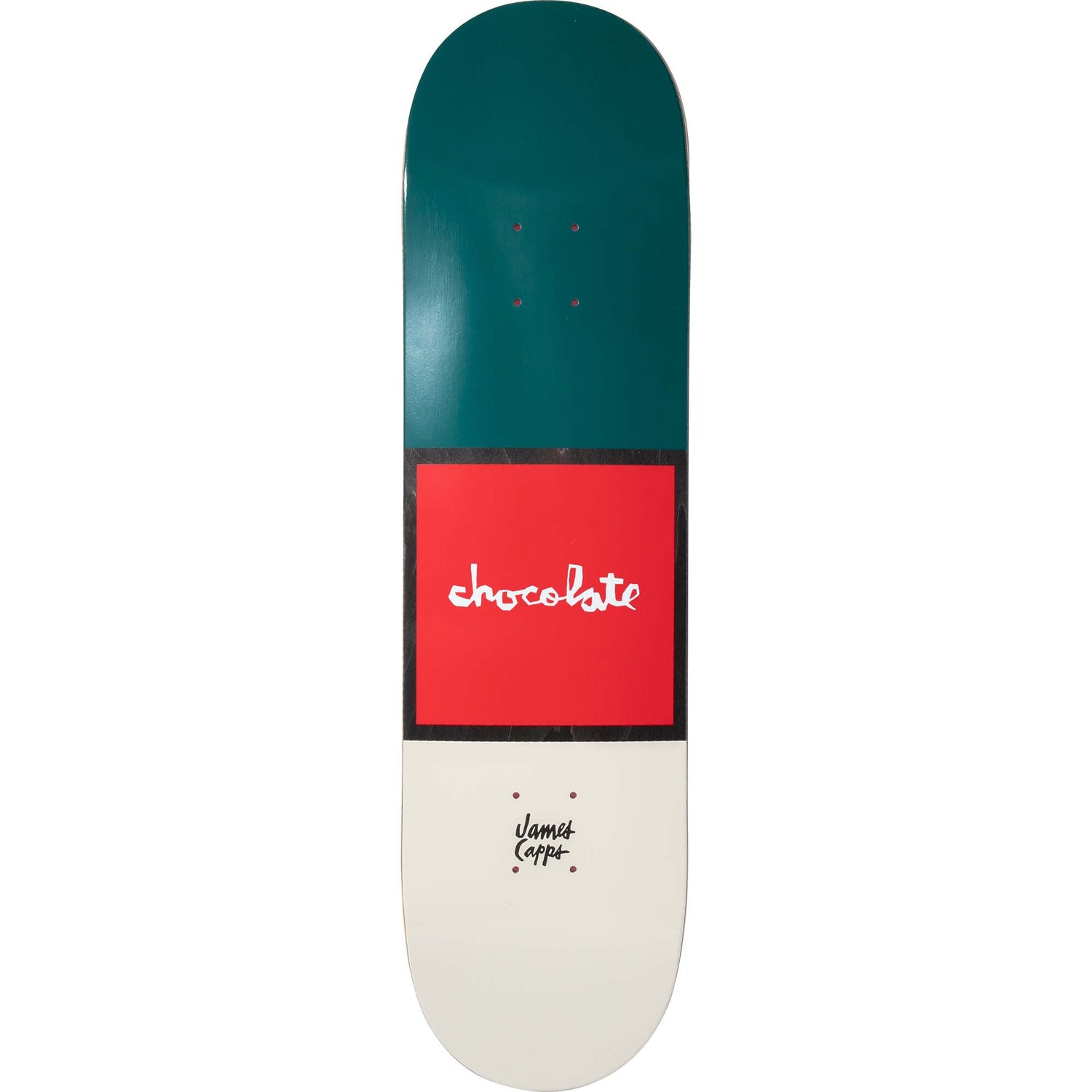 Chocolate Red Square Skateboard Deck - Capps 8.5"