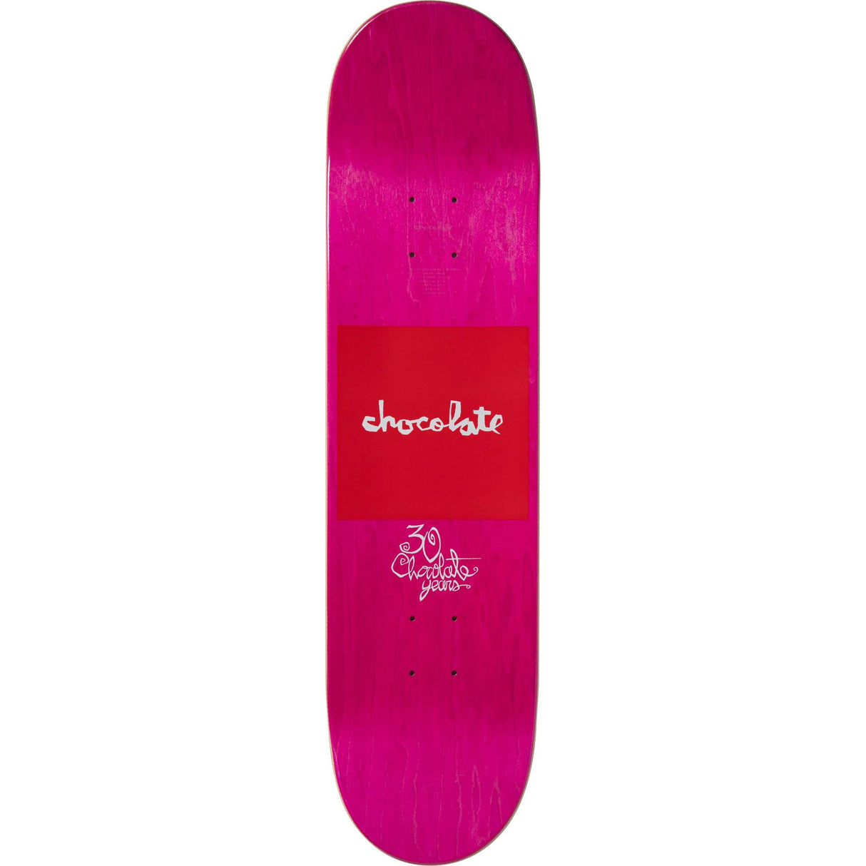Chocolate Red Square Skateboard Deck - Herrera 8.5"