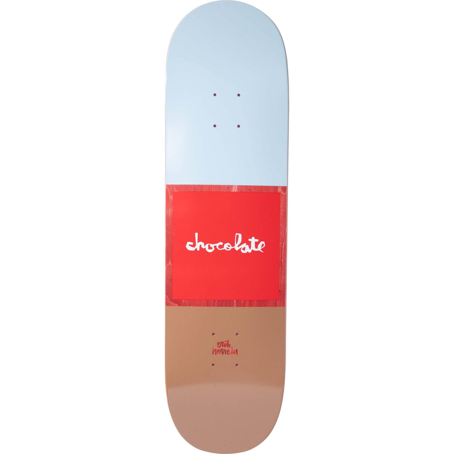 Chocolate Red Square Skateboard Deck - Herrera 8.5"