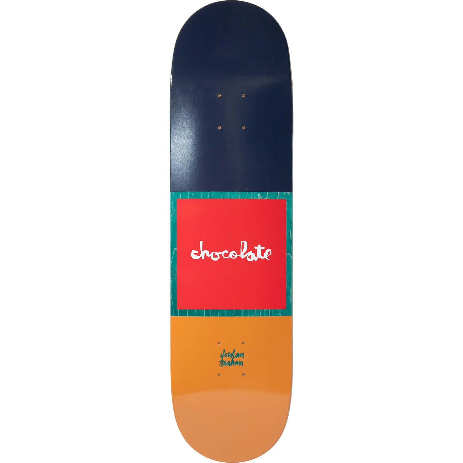 Chocolate Red Square Skateboard Deck - Trahan 8.375"
