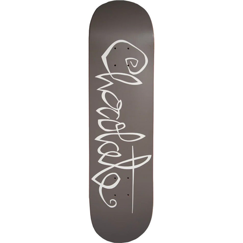 Chocolate OG Script Skateboard Deck - Roberts 8.25"
