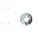 Chocolate Scorpion Dice Skateboard Wheels - White 56mm