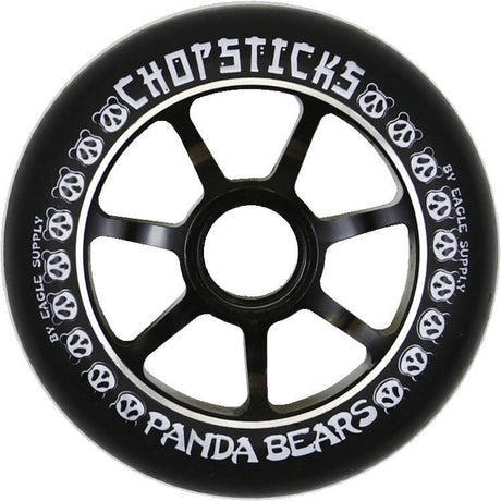 ChopSticks Panda Bear 100mm Wheel - Black PU