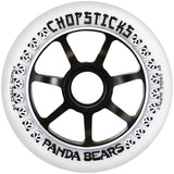 ChopSticks Panda Bear 100mm Wheel - White PU