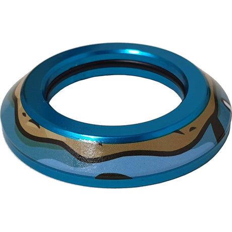 Chubby Doughnut Integrated Scooter Headset - Blue