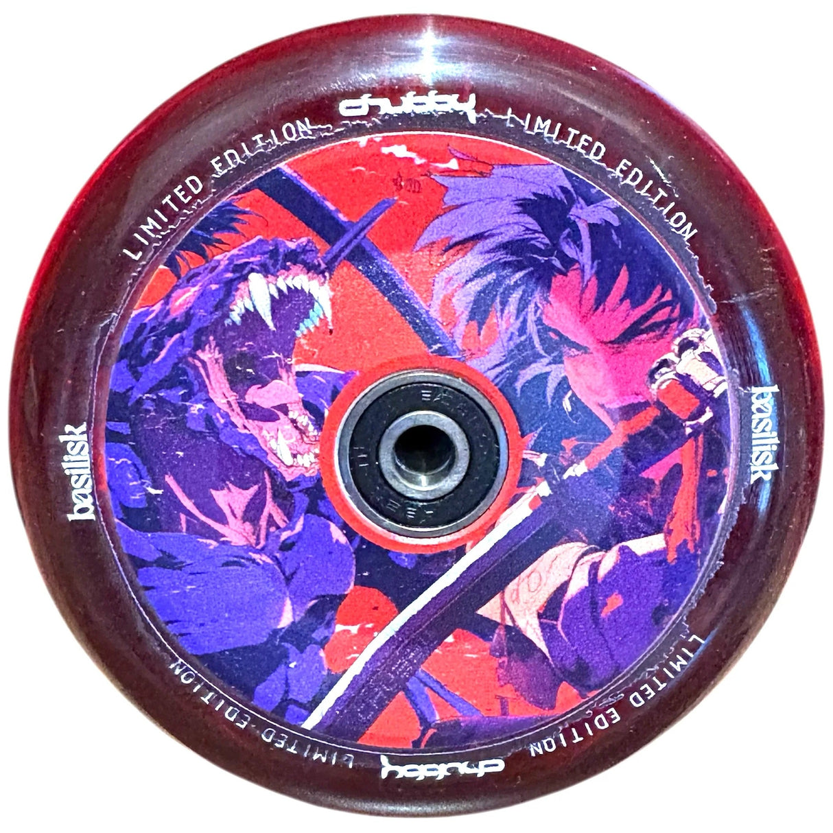 Chubby Basilisk Ltd edition 110mm Scooter Wheel - Red