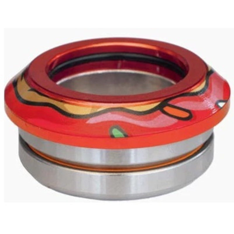 Chubby Doughnut Integrated Scooter Headset - Red