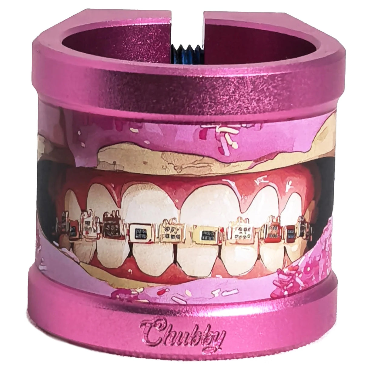 Chubby Gnasher Scooter Clamp - Pink Doughnut