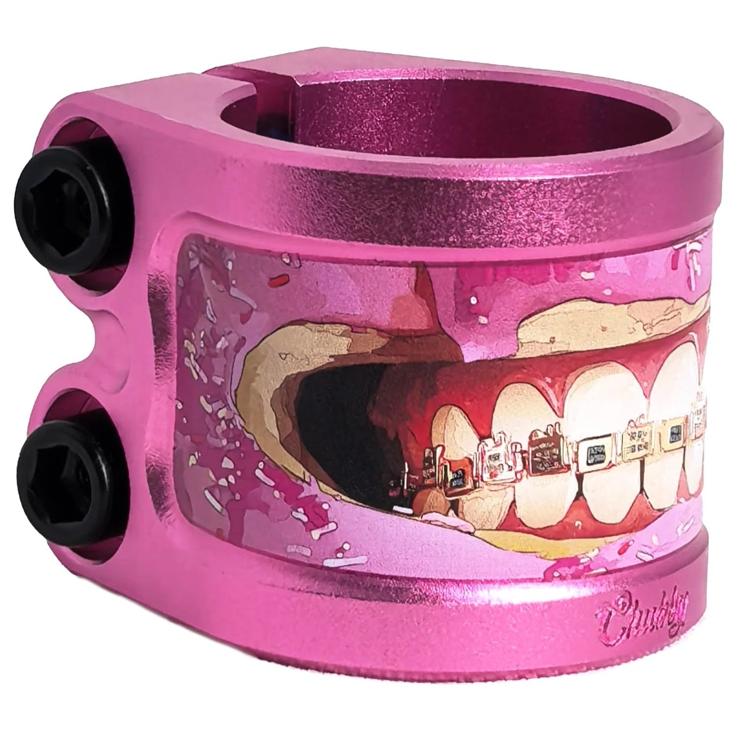 Chubby Gnasher Scooter Clamp - Pink Doughnut