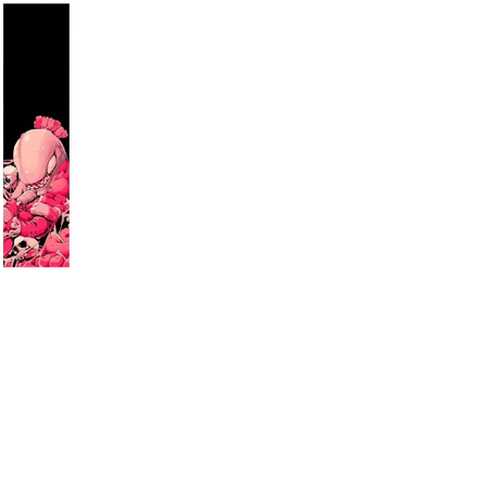Chubby Gummy Alien Scooter Grip Tape - Pink 22" x 5"
