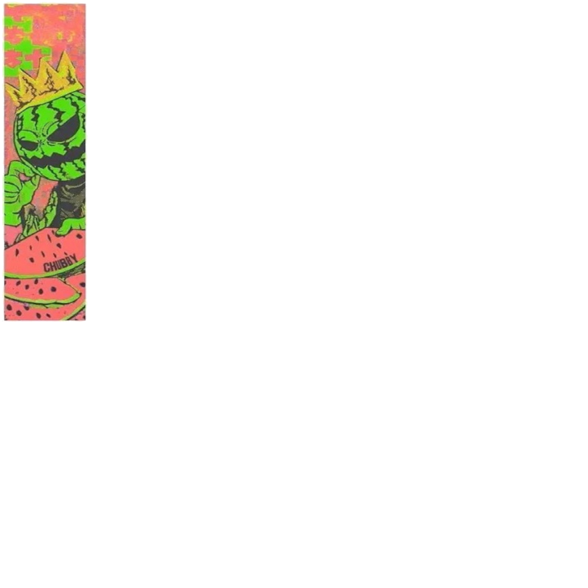 Chubby Watermelon King Scooter Grip Tape 22" x 5"