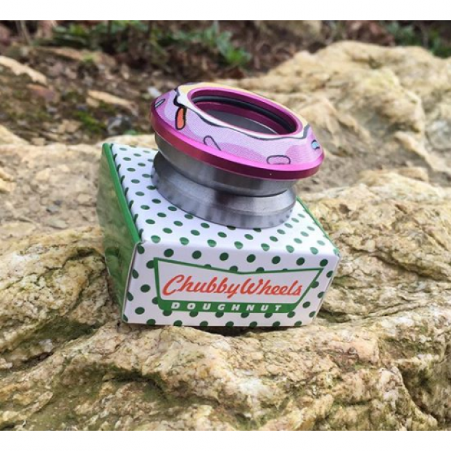 Chubby Doughnut Integrated Scooter Headset - Pink