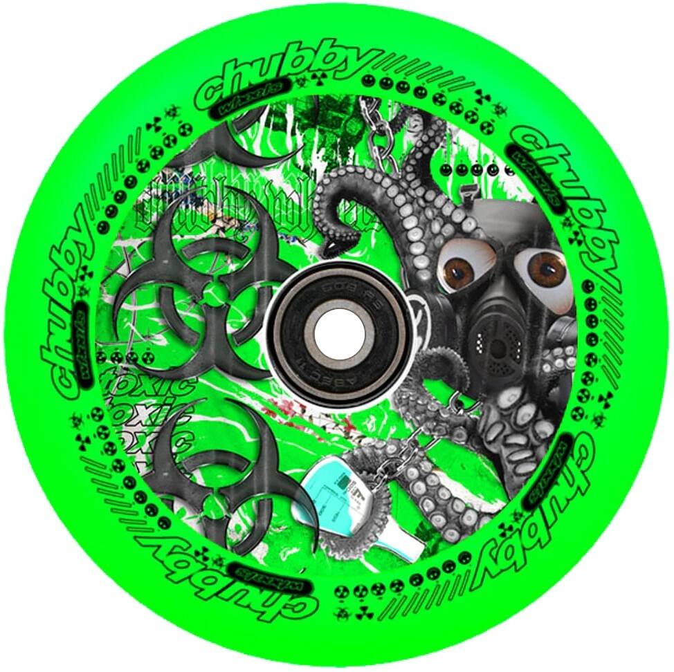 Chubby Lab 110mm Scooter Wheel - Green