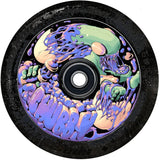 Chubby Baby Alien Purple 110mm Scooter Wheel - Glitter PU