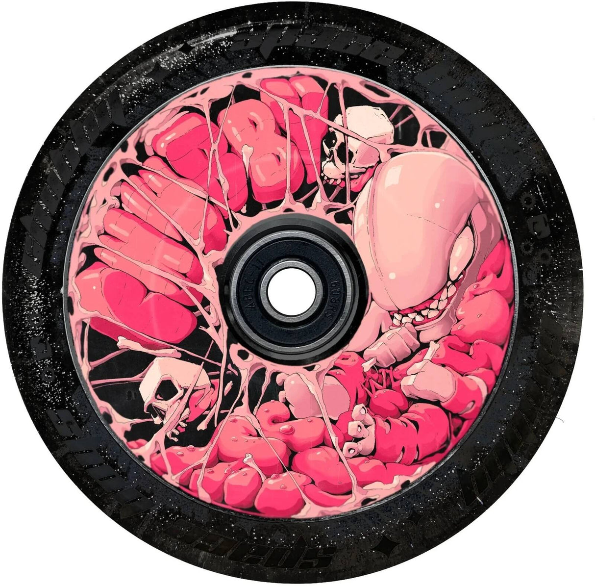 Chubby Baby Alien Gummy 110mm Scooter Wheel - Glitter PU