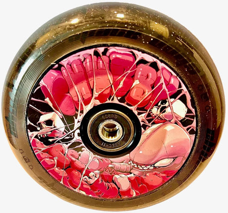 Chubby Baby Alien Gummy 110mm Scooter Wheel - Glitter PU