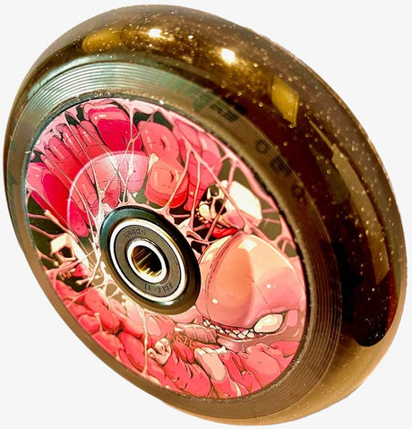 Chubby Baby Alien Gummy 110mm Scooter Wheel - Glitter PU