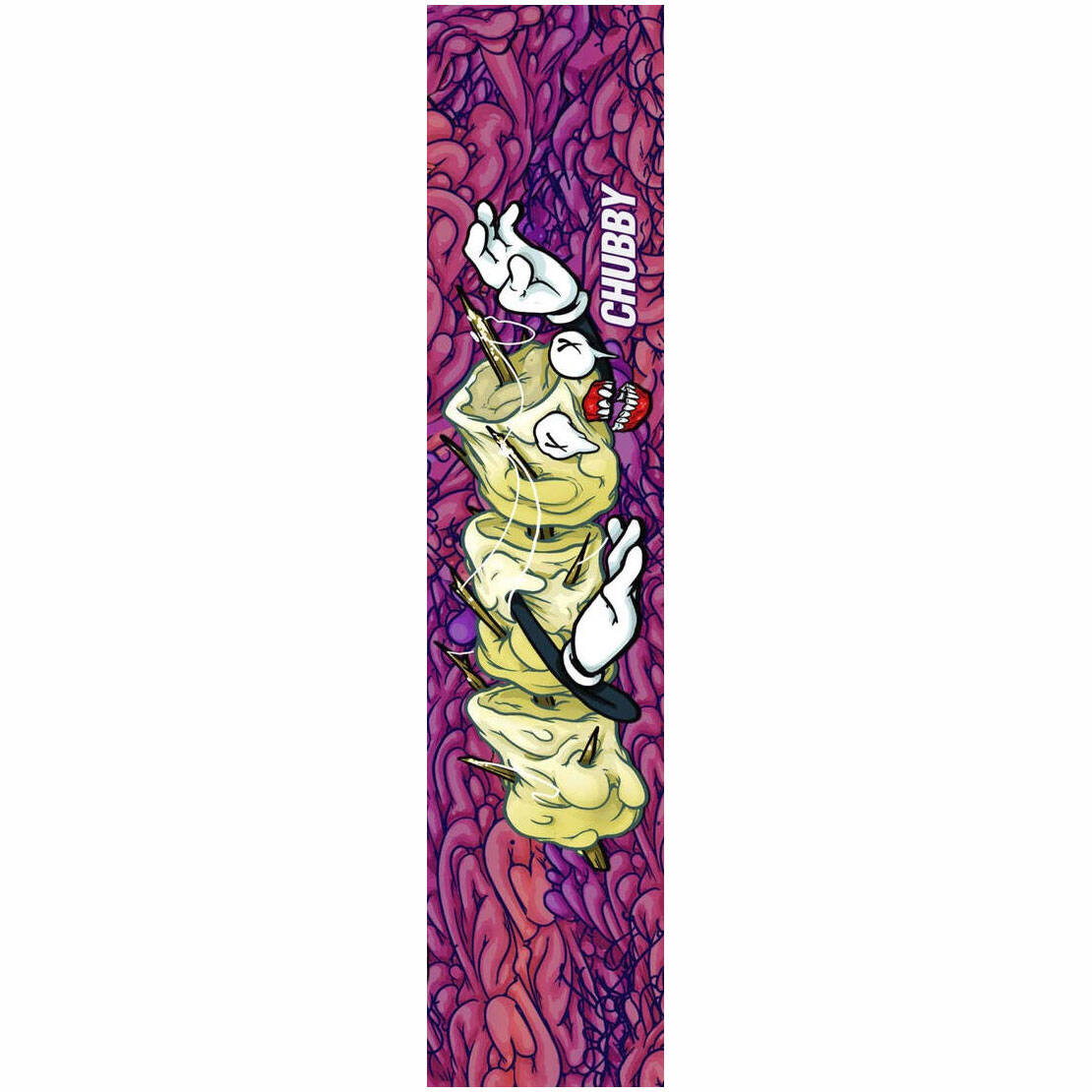 Chubby Marshmallow Splatter Scooter Grip Tape 22" x 5"