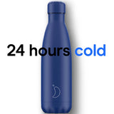 Chilly's 500ml Floral Water Bottle - Pink Pompoms
