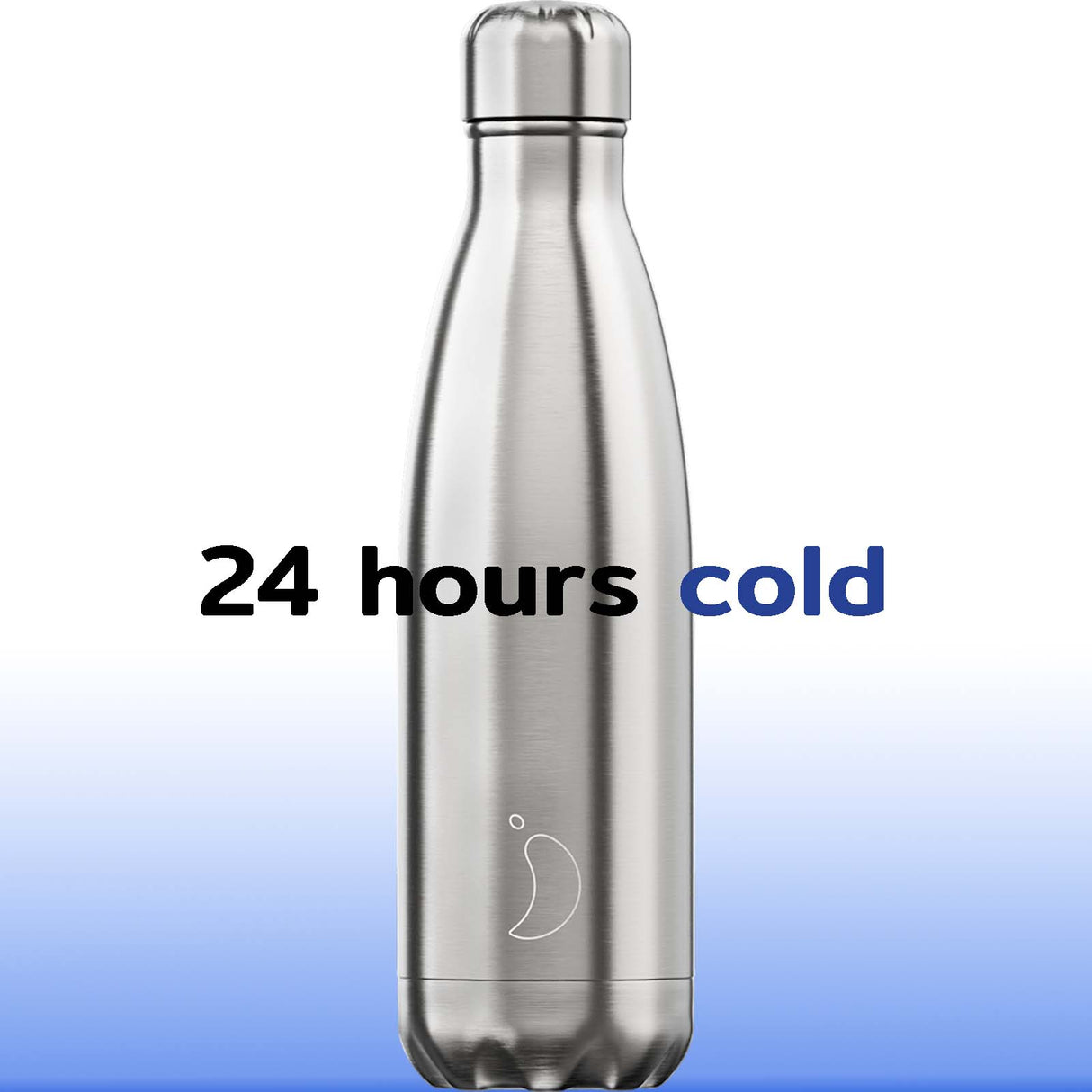 Chilly's 500ml SS Water Bottle - Stainless Steel