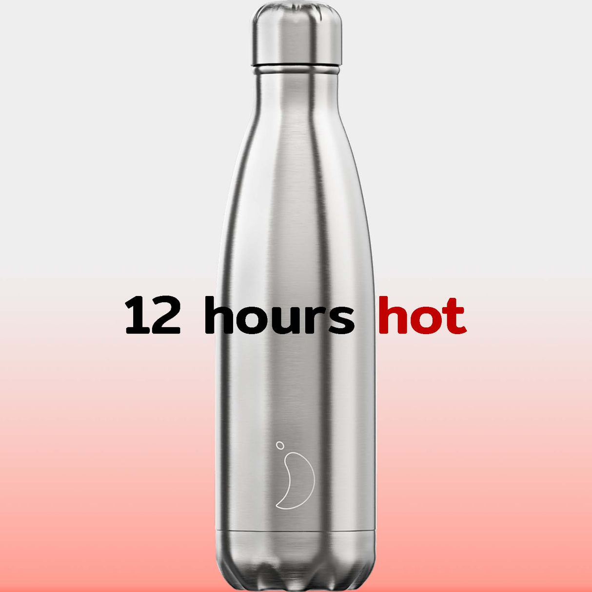 Chilly's 500ml SS Water Bottle - Stainless Steel
