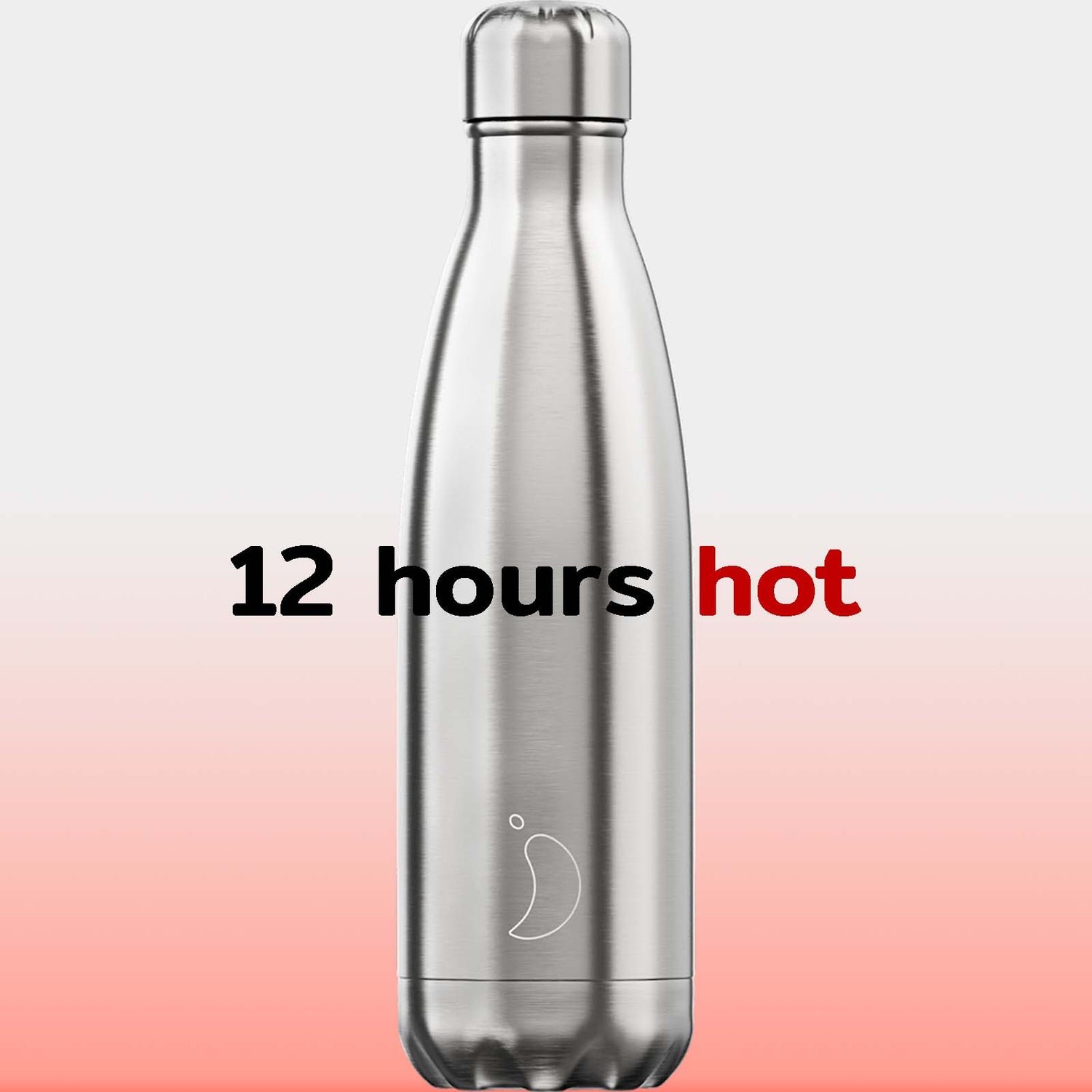 Chilly's 500ml SS Water Bottle - Stainless Steel