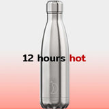 Chilly's 500ml SS Water Bottle - Stainless Steel