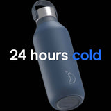 Chilly's Series 2 1L Water Bottle - Abyss Black