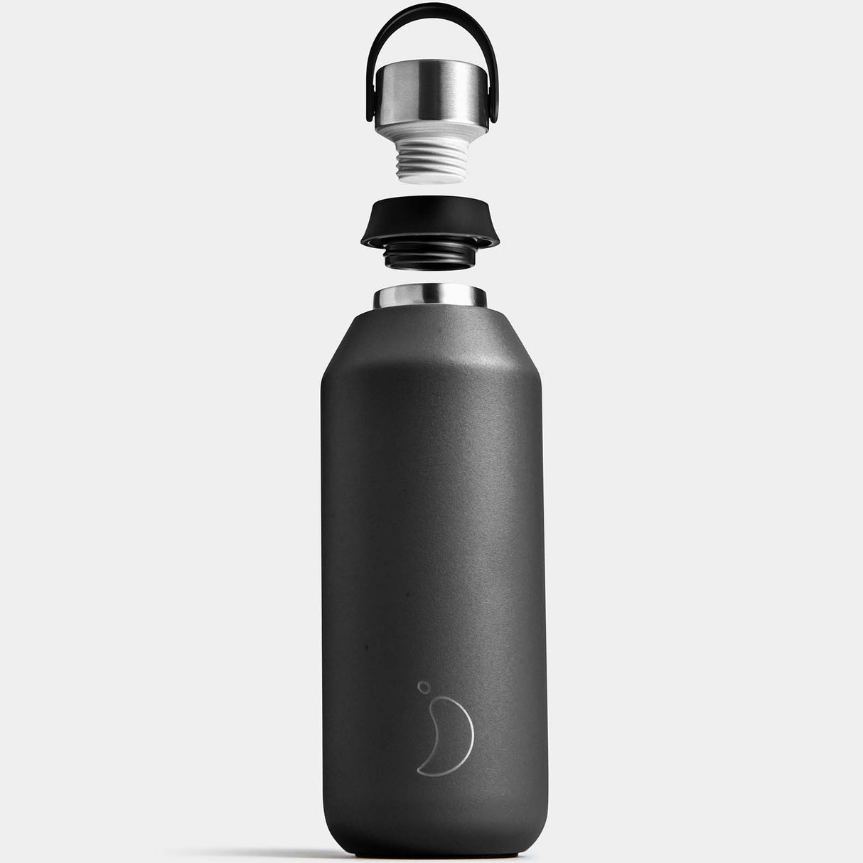 Chilly's Series 2 1L Water Bottle - Abyss Black