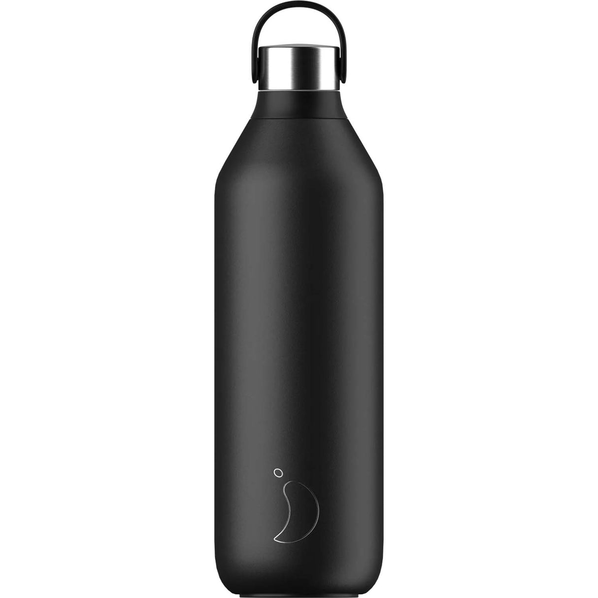 Chilly's Series 2 1L Water Bottle - Abyss Black