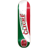 Cliche Imported Skateboard Deck - Green/Red 7.75"