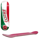 Cliche Imported Skateboard Deck - Green/Red 7.75"