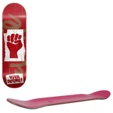 Cliche Viva Cliche Skateboard Deck - Red/Gold 8"