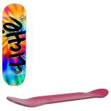 Cliche Handwritten Invert Skateboard Deck - Tie Dye 8.25"