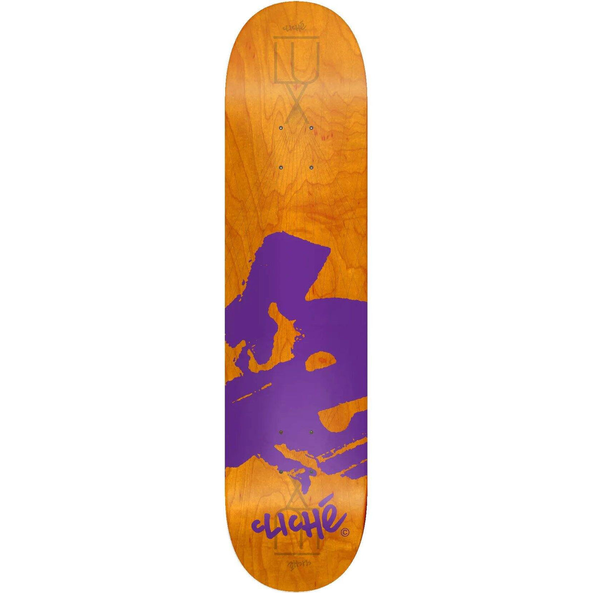 Cliche Europe RHM Complete Skateboard - Orange 8.125''