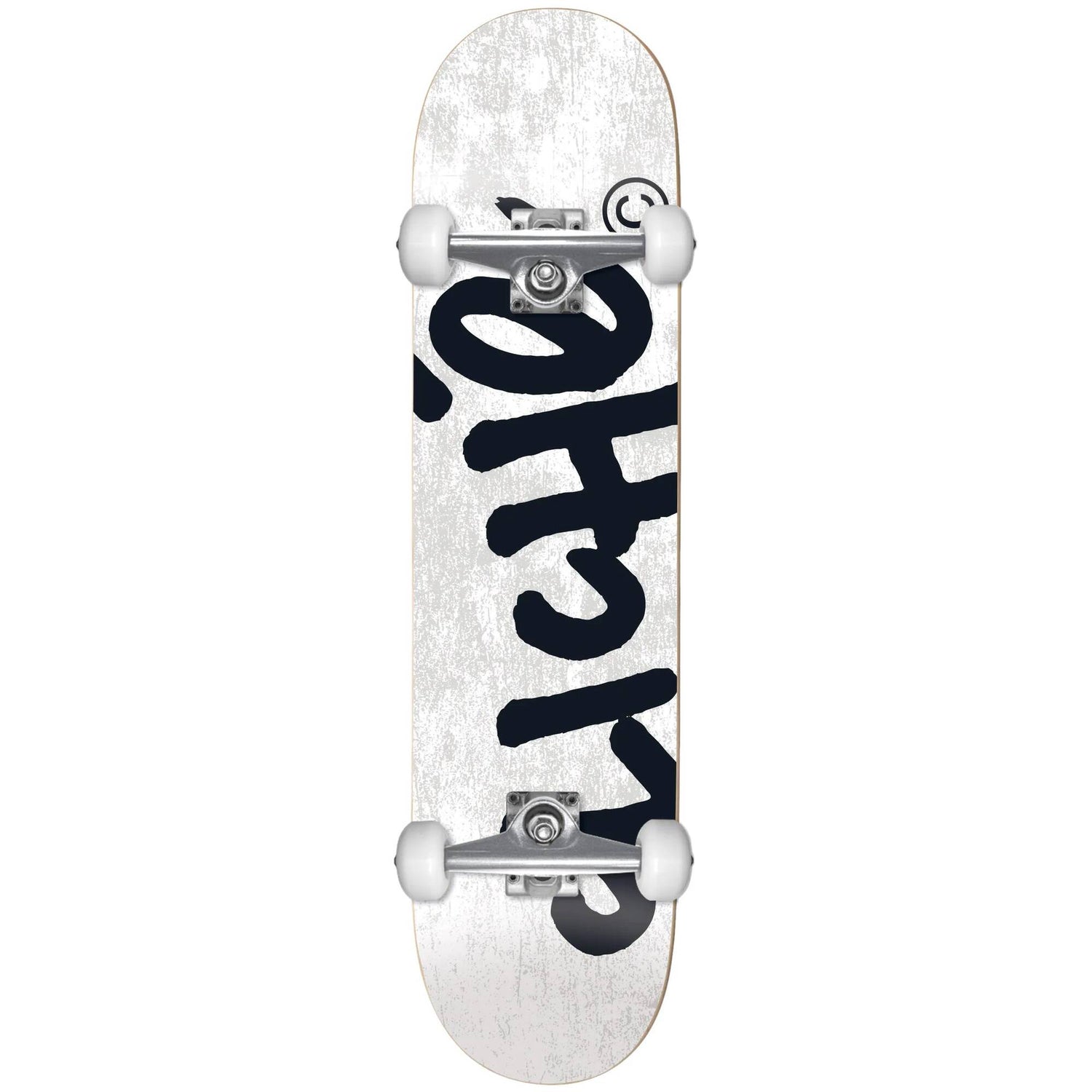 Cliche Handwritten FP Complete Skateboard - White 8.25''